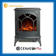 Calentador eléctrico de chimenea de madera con registro de imitación para la decoración del hogar